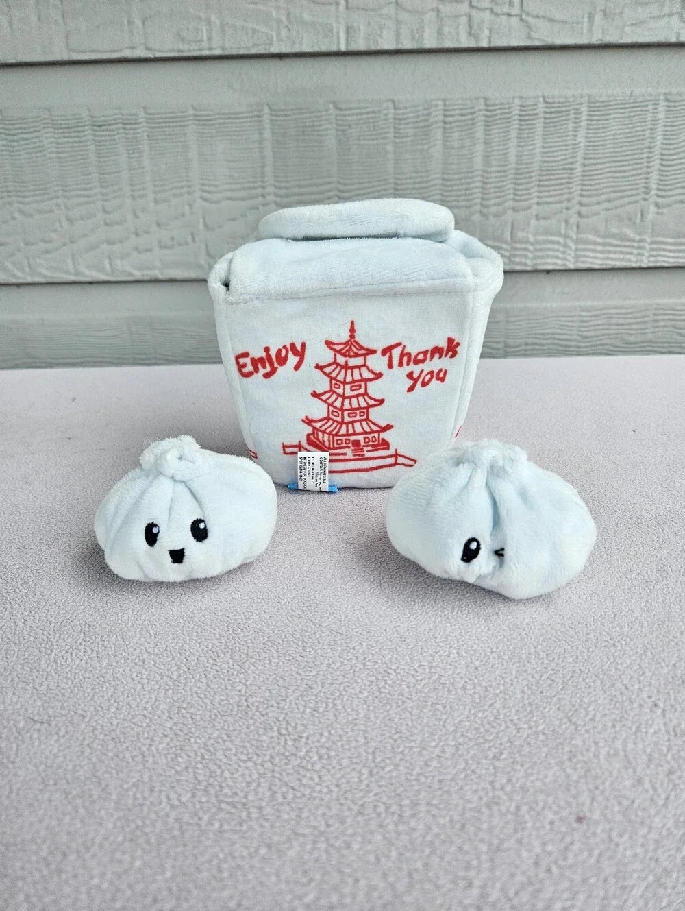 Bark Box Dog Toy Andi's Famous Dumplings XS-S 0-20lbs Chinese Take Out